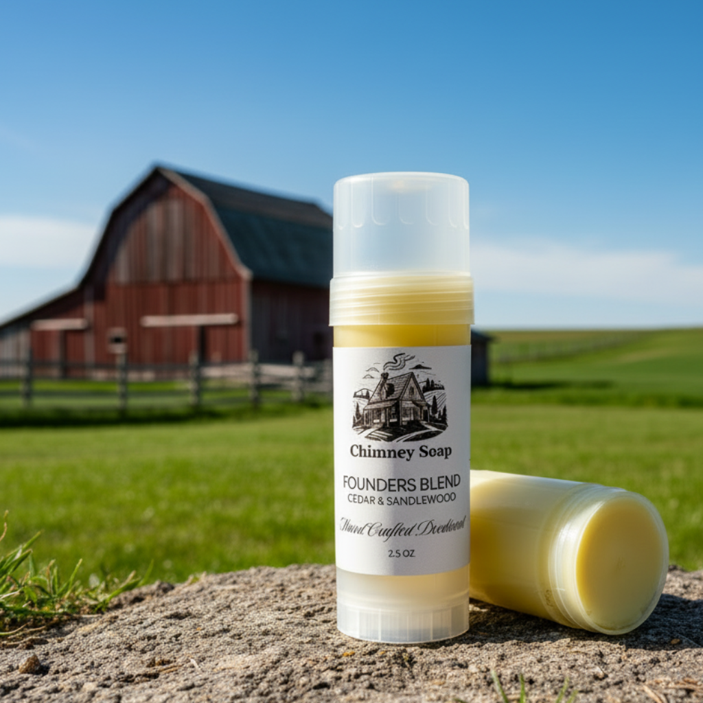 Founders Blend Deodorant – Cedar & Sandalwood (2.5 oz stick)