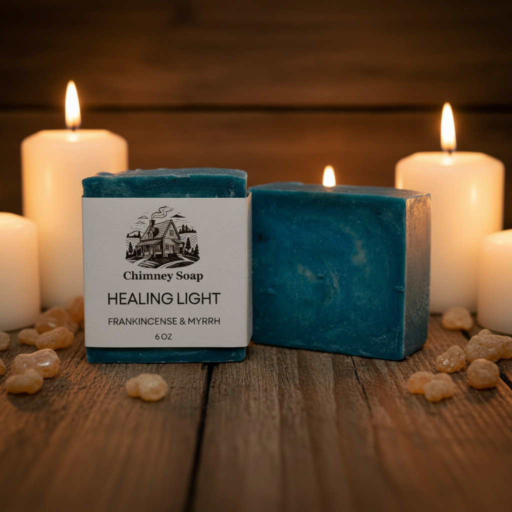 Healing Light – Frankincense & Myrrh (6 oz bar)
