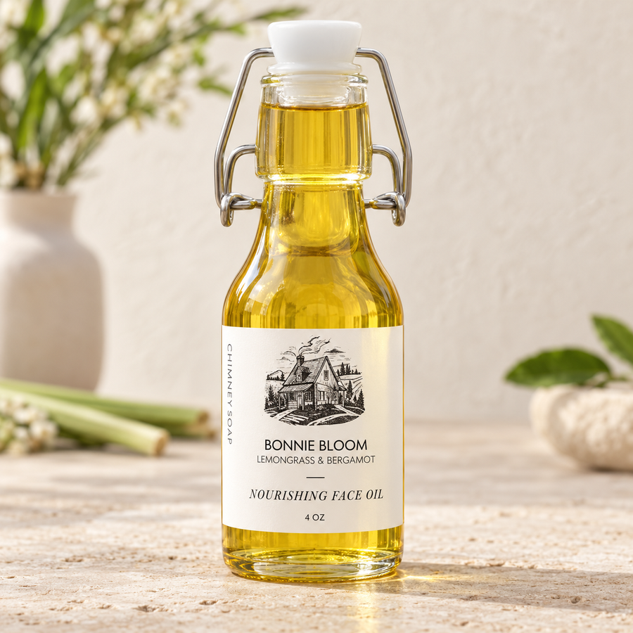 Bonnie Bloom Nourishing Face Oil with lemongrass and bergamot