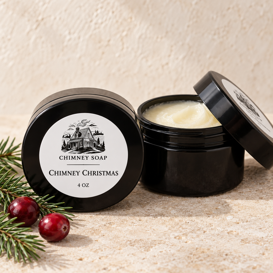 Chimney Christmas four-ounce beard balm