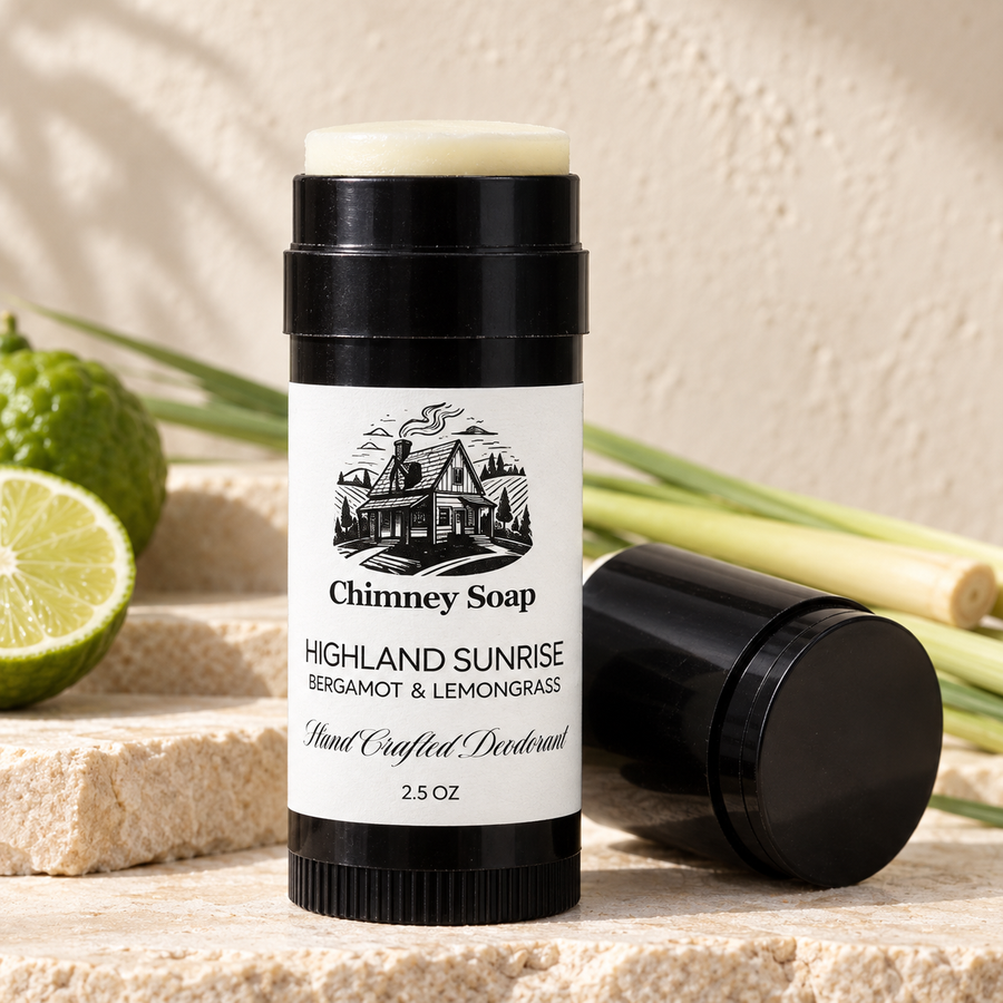 Highland Sunrise bergamot and lemongrass deodorant